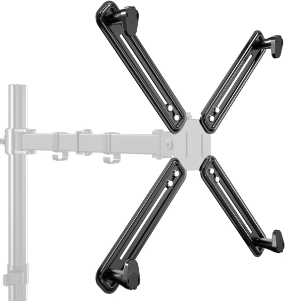 Adattatore NON VESA Suptek del kit di supporto per braccio monitor per schermi da 13 a 27 pollici, adatto per 75×75 mm 100×100 mm WK002