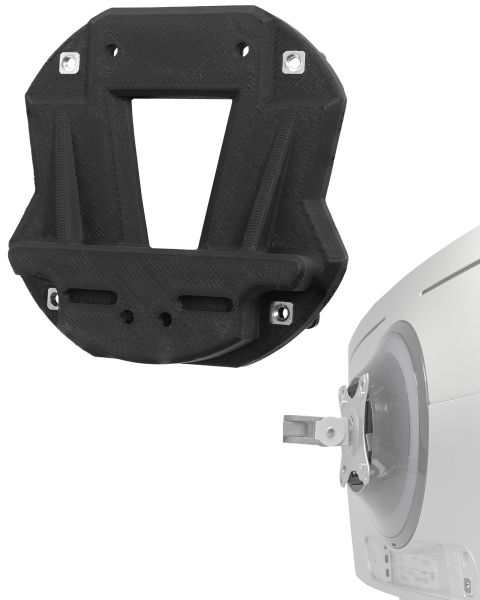Adattatore VESA compatibile con il monitor Samsung OLED G9 (S49CG954SU) - 75x75mm