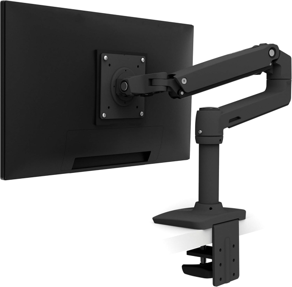 Ergotron LX Supporto da Tavolo Monitor (Nero) per Schermi fino a 34 Pollici (Braccio Monitor Premium con Tecnologia Brevettata Constant Force per un Posizionamento Senza Sforzo fino a 11,3 kg.)
