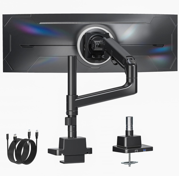 monTEK Supporto 1 monitor per monitor da 17-57