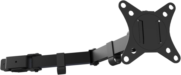 PUTORSEN Braccio Monitor Singolo per Estensione (per Aste da 3,5 cm) – Senza Base (Braccio aggiuntivo per supporti monitor esistenti – VESA 75/100, carico fino a 9 kg & Completamente mobile.)