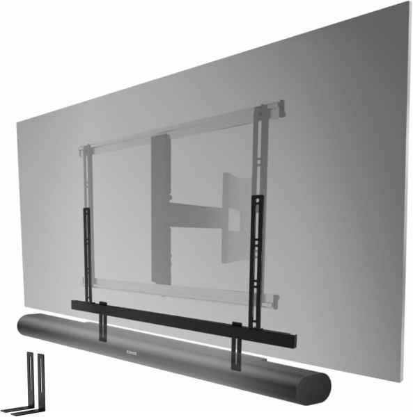 Vogel’s Supporto Premium Soundbar per Sonos Arc (Ultra), Beam & Playbar (Fissaggio universale alla TV per un suono sincronizzato – Compatibile anche con Bose, Samsung & LG fino a 6,5 kg)