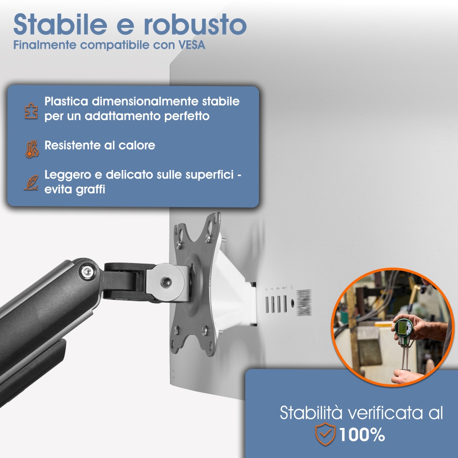 Adattatore VESA compatibile con HP All-in-One PC (serie 24-cr, 27-cr)