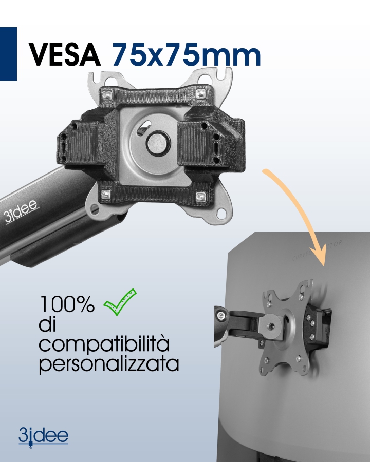 Adattatore VESA compatibile con monitor BenQ (EX3203R, EX3501R, XR3501)