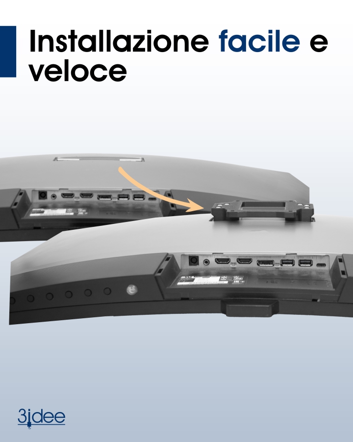 Adattatore VESA compatibile con monitor BenQ (EX3203R, EX3501R, XR3501)