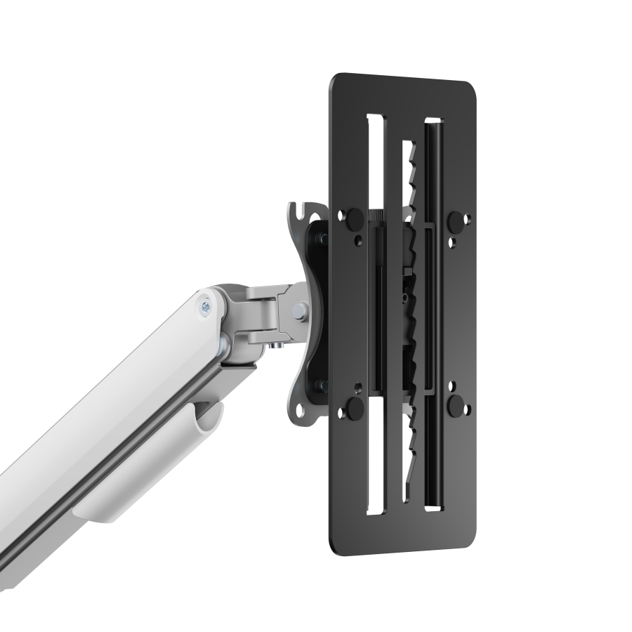 Adattatore VESA VertiFlex, regolabile in altezza, adattatore per montaggio monitor VESA, piastra VESA 75x75, regolabile fino a 15 cm, supporta monitor fino a 8 kg