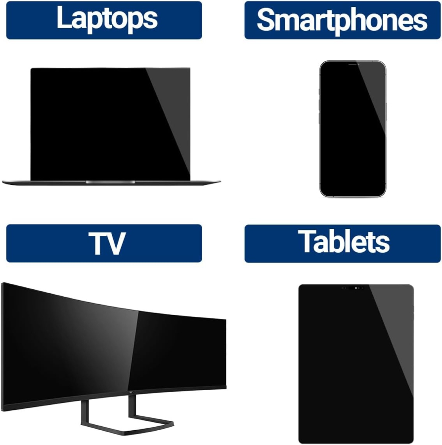 BMUT Set Premium Pulizia Schermo (250ml) incl. Panno in Microfibra XXL & Pennello (Made in Germany: Pulizia senza aloni per LCD, OLED, TV & Cellulari – Senza alcol contro le impronte digitali.)