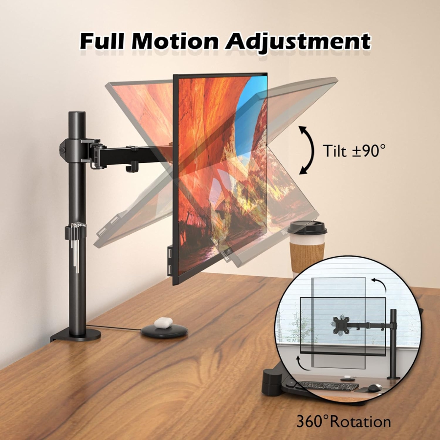 Braccio per monitor BONTEC 13–32" | fino a 10 kg