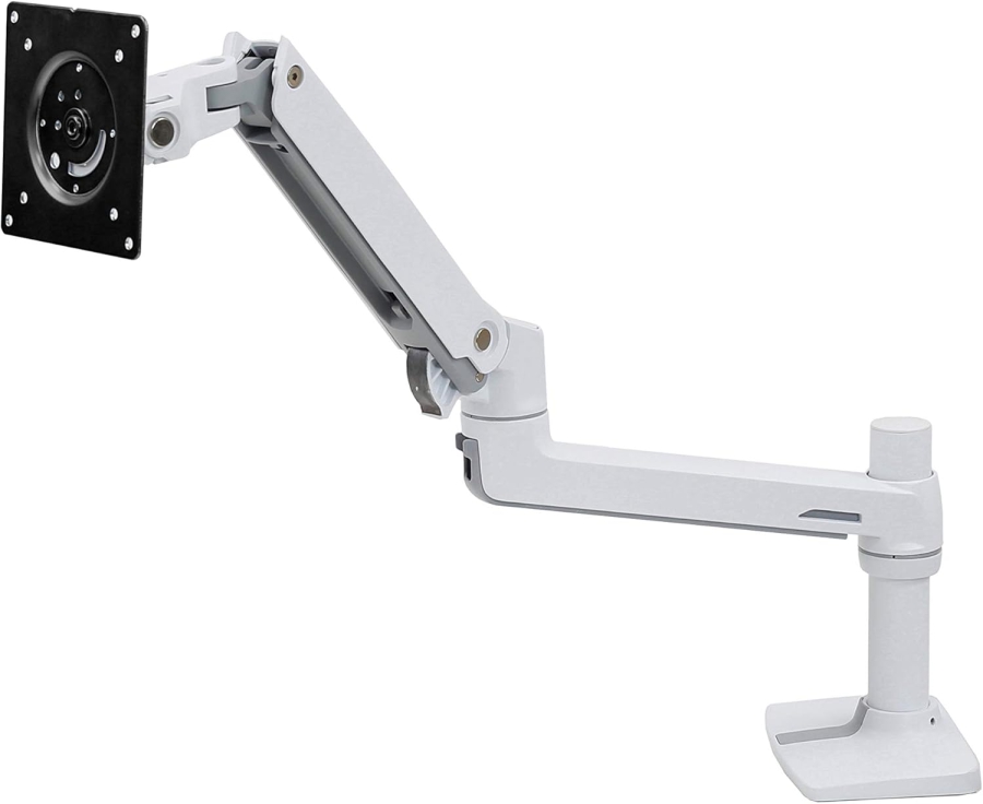 Braccio per monitor Ergotron LX bianco 34" | fino a 11,3 kg (Braccio Monitor Premium con Tecnologia Brevettata Constant Force per un Posizionamento Senza Sforzo fino a 11,3 kg)