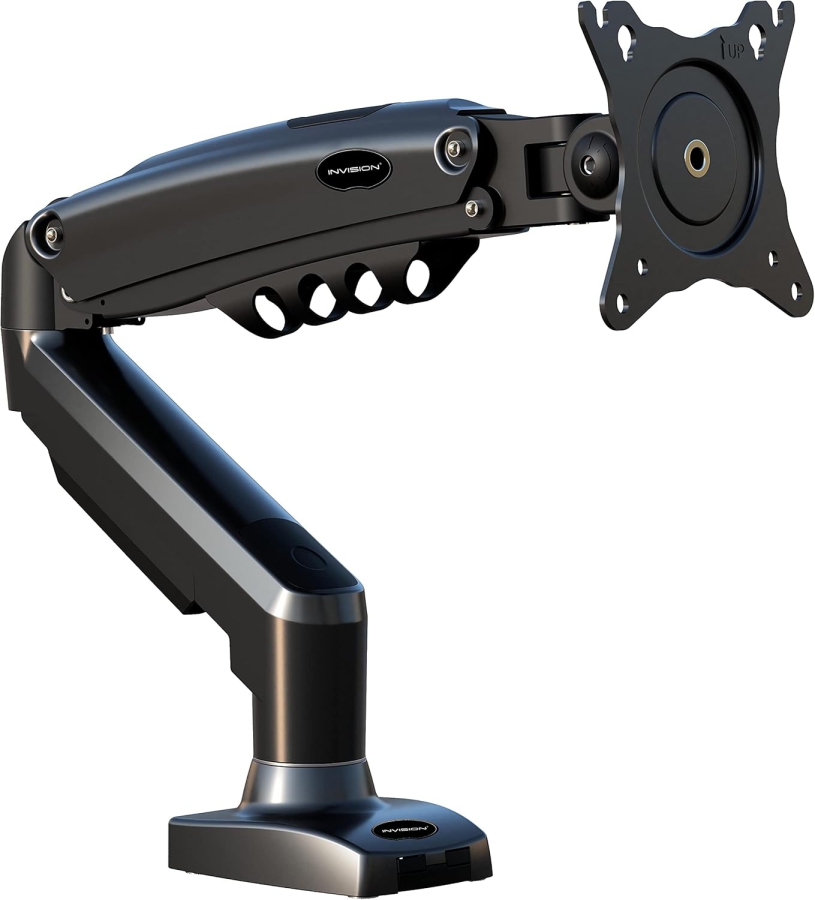Braccio per monitor Invision MX200 19–32" | 2–9 kg (Supporto Ergonomico a Molla a Gas per Due Monitor fino a 12 kg Ciascuno)