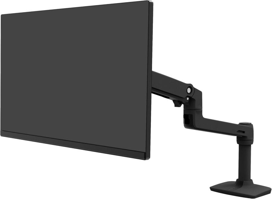 Ergotron LX Supporto da Tavolo Monitor (Nero) per Schermi fino a 34 Pollici (Braccio Monitor Premium con Tecnologia Brevettata Constant Force per un Posizionamento Senza Sforzo fino a 11,3 kg.)