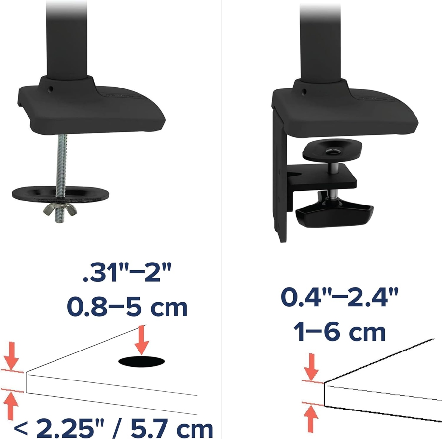 Ergotron LX Supporto da Tavolo Monitor (Nero) per Schermi fino a 34 Pollici (Braccio Monitor Premium con Tecnologia Brevettata Constant Force per un Posizionamento Senza Sforzo fino a 11,3 kg.)