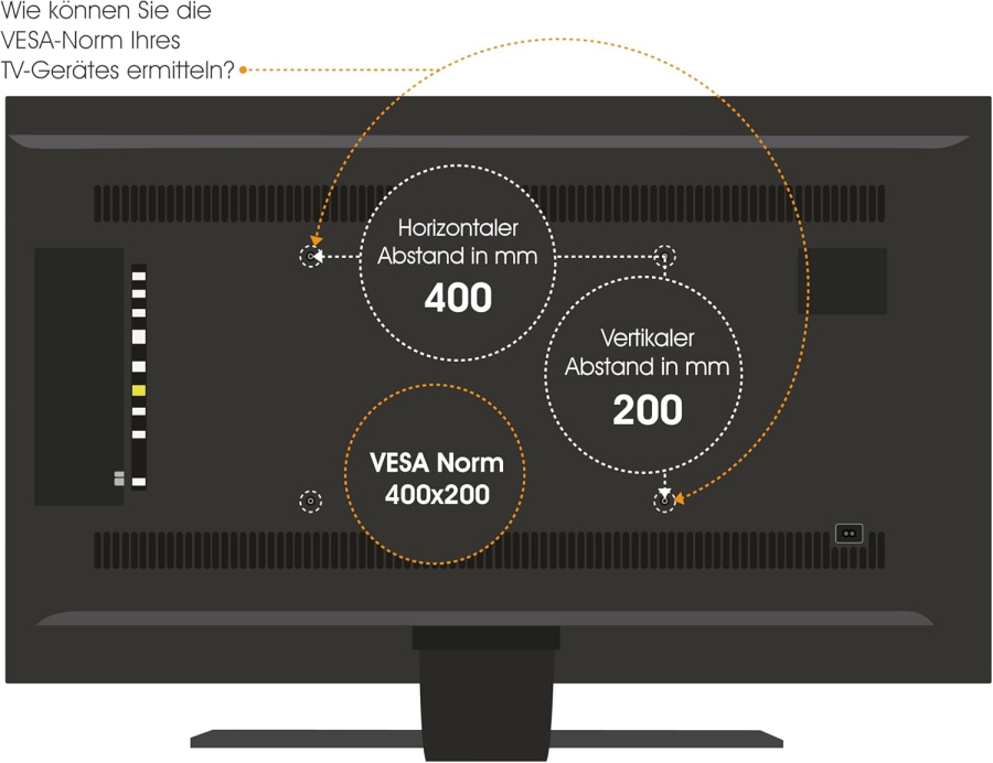 My Wall HP49L Supporto TV Universale per TV da 23–75 Pollici (Piedini di ricambio regolabili in altezza con cuscinetti protettivi in EVA – Carico fino a 40 kg & 20 anni di garanzia.)
