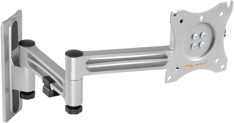 My Wall Supporto TV a Parete per Camper & Roulotte (HC1-3L) – Bloccabile & Antivibrazioni (TV sicura in viaggio: Girevole, Inclinabile & Bloccabile – Per schermi fino a 15 kg – 20 anni di garanzia.)