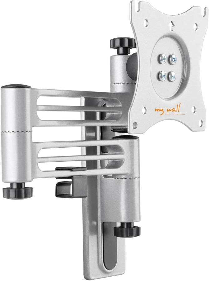 My Wall Supporto TV a Parete per Camper & Roulotte (HC1-3L) – Bloccabile & Antivibrazioni (TV sicura in viaggio: Girevole, Inclinabile & Bloccabile – Per schermi fino a 15 kg – 20 anni di garanzia.)