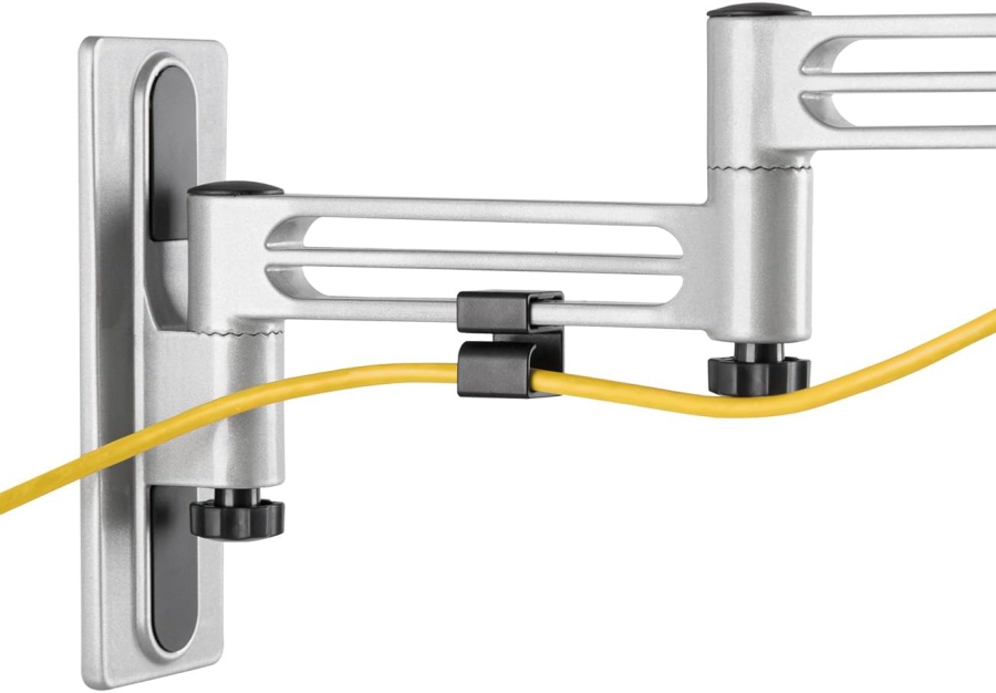 My Wall Supporto TV a Parete per Camper & Roulotte (HC1-3L) – Bloccabile & Antivibrazioni (TV sicura in viaggio: Girevole, Inclinabile & Bloccabile – Per schermi fino a 15 kg – 20 anni di garanzia.)
