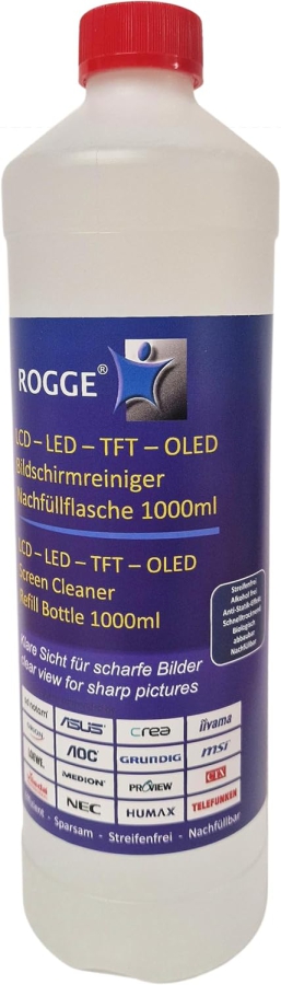 ROGGE 1l Flacone di Ricarica Detergente Schermo – L