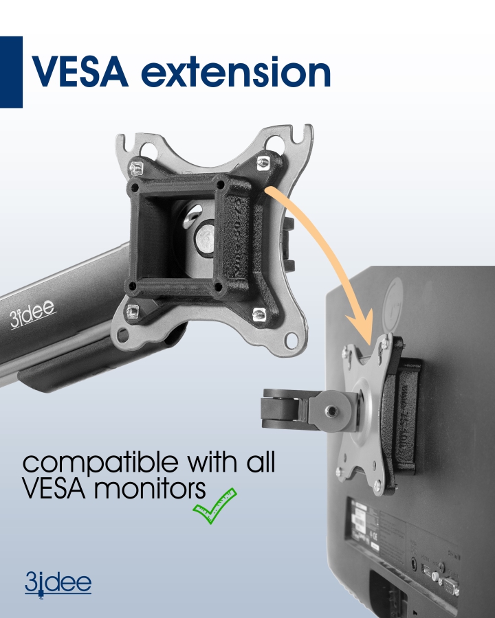 Set adattatori VESA 3IDEE 50–100