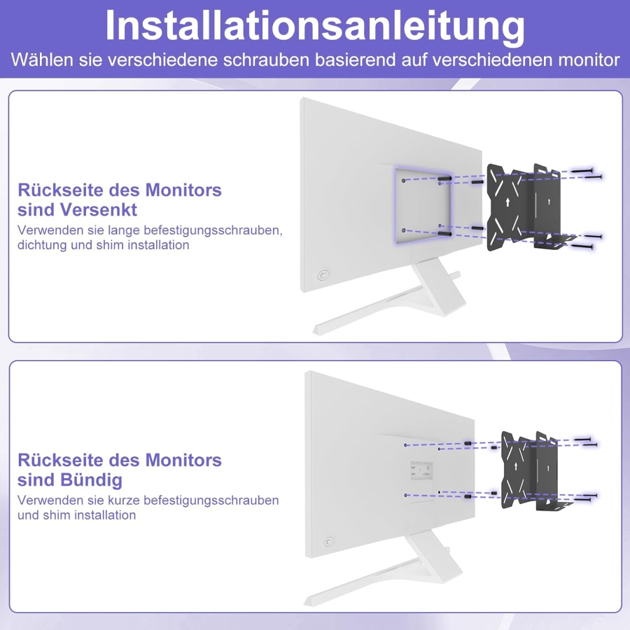 Supporto VESA Universale per Mini PC, Modem & Thin Client (Dell, HP, Lenovo) (Supporto a cinghia regolabile per dispositivi fino a 50 cm di circonferenza – Montaggio su braccio monitor o retro)