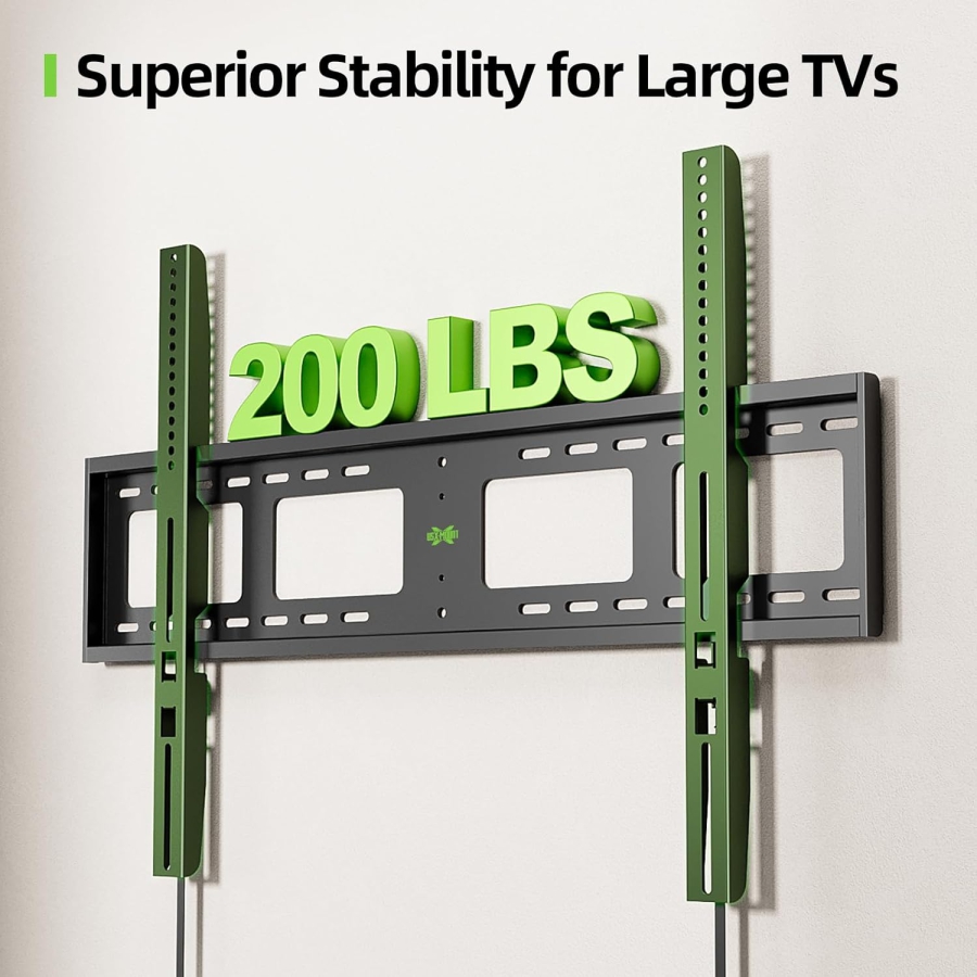 USX MOUNT Supporto a parete  per schermi da 45-100", fino a 91 kg, carico estremamente pesante