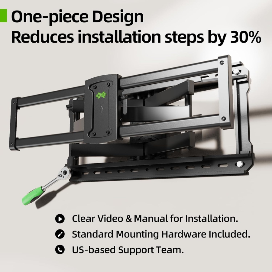 USX-MOUNT Supporto a parete per schermi da 37-90", fino a 68 kg di carico massimo