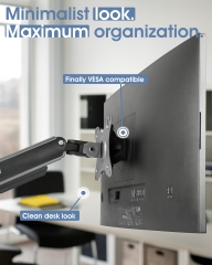 Adattatore VESA per HP Serie 5 PRO (524pf, 527pf, 527pq, 524pu, 527pu ecc.) e Serie E G5 (E24q, E27q, E32k ecc.) - 75x75 mm