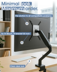 Kit di estensione adattatore VESA universale per supporto a parete e supporto per monitor, da 200x200 a 400x400, capacità di carico estrema fino a 30kg, per TV e monitor fino a 55"