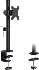 Supporto per monitor BONTEC, supporto da tavolo per schermi da 13-34 pollici, completamente mobile, design ergonomico, regolabile in altezza, per gaming e uso in ufficio, supporta fino a 10 kg, compatibile con VESA 75/100