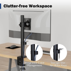 Supporto per monitor BONTEC, supporto da tavolo per schermi da 13-34 pollici, completamente mobile, design ergonomico, regolabile in altezza, per gaming e uso in ufficio, supporta fino a 10 kg, compatibile con VESA 75/100